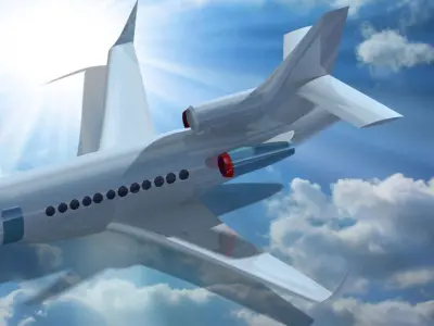 Dassault Falcon 3D print model