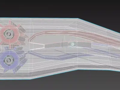 Inverted Coanda Aero Foil - Concept 3D model