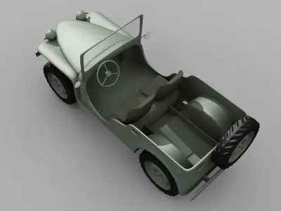 Bantam BRC Jeep 3D model