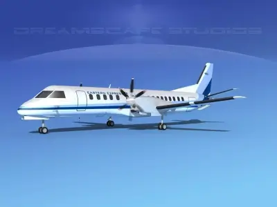 Saab 2000 Eastern Express 3D model