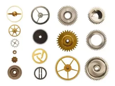 watch Gears easy to use Free 3D model