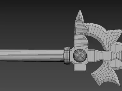 Kirito Elucidator Sword Art Online Low-poly 3D model