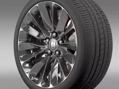 Acura RLX wheel 3D model