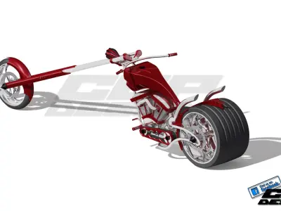 Chopper CHIKA design by paX CGPdesign 3D model