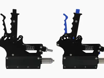 MM Billet 3 Speed shifter Low-poly 3D model