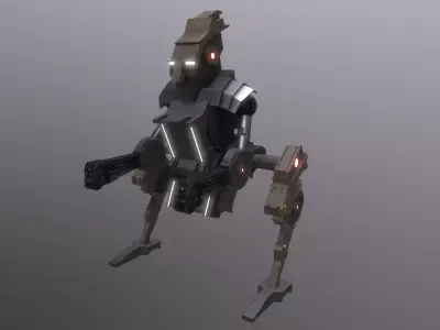 Cave Robot 3D model