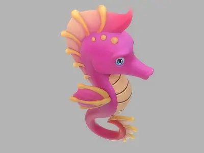 Cartoon Fish 8 Low-poly 3D model