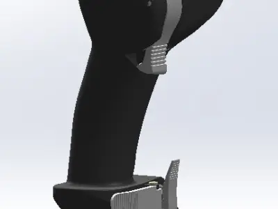 Mirage 2000 stick for simulation with all buttons and switches 3D print model