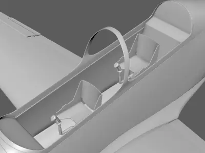 Hurkus Plane Model 3D model