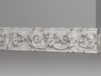 Marble Skirting Free 3D model