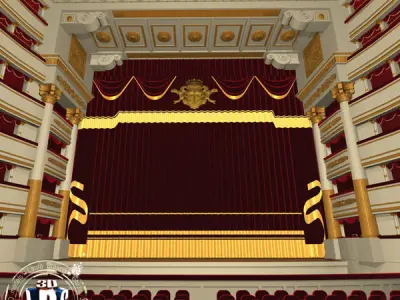 Scala Theatre 3D model