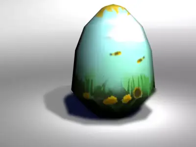 Missy s Easter Egg Free low-poly 3D model