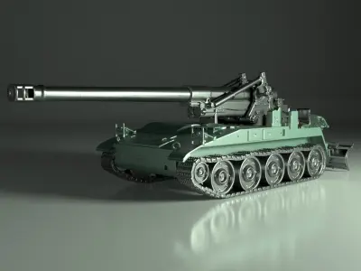 Tank M110 3D print model