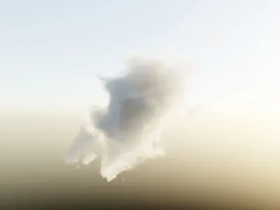 house on clouds Free 3D model