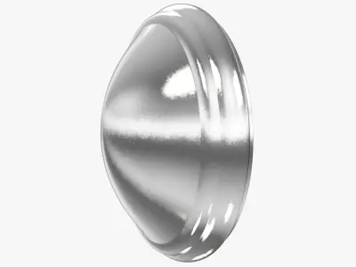 Retro Car Hubcap V1 3D model
