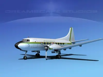 Martin 202 Air Travelers Club 3D model