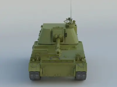 2S3 Akatsiya 3D model