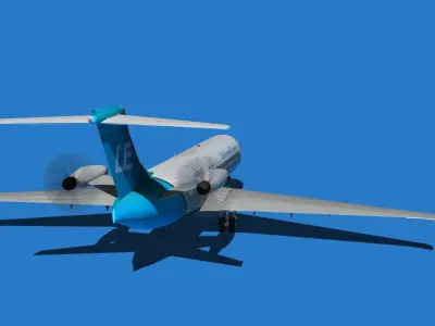Boeing 7X7-1 Jet Fan V107 3D model
