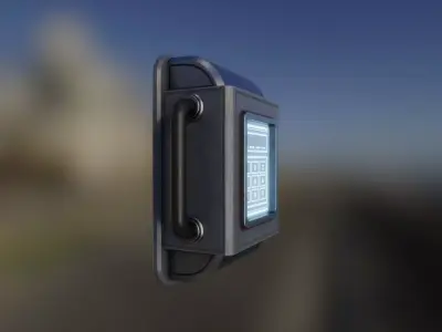 Door Keypad  Low-poly 3D model