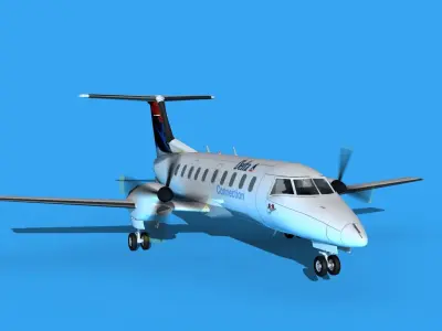 Embraer EMB120 Delta Connection 3D model