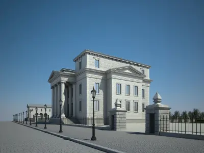 House and Garden 3D model