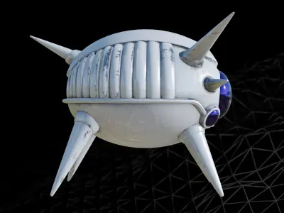 Namek Spaceship Free 3D model