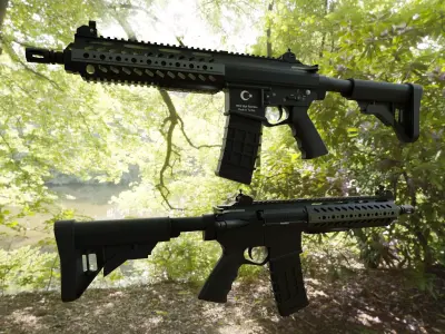 MPT-55 Assault Rifle 3D model