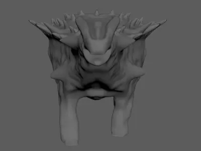 Ankylosaurus medium - high poly Free 3D model