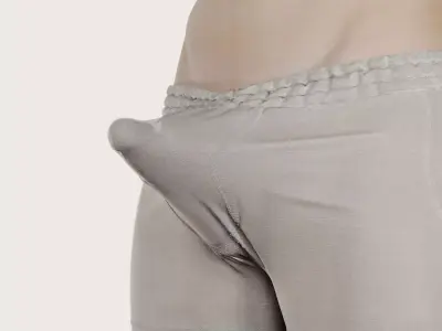 3D male penis scan Blend Shape 02 3D model