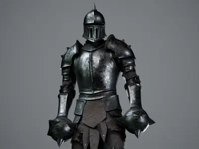 Iron Juggernaut Game Ready FREE Free low-poly 3D model