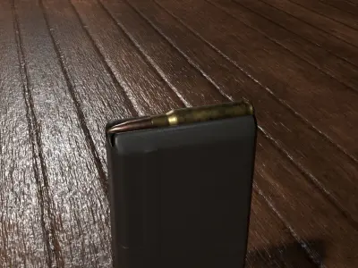 308 bullet Low-poly 3D model