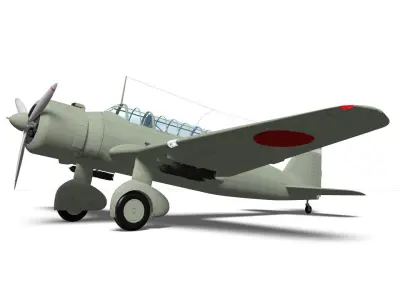 Ki30 Type 97 Light Bomber Ann 3D model
