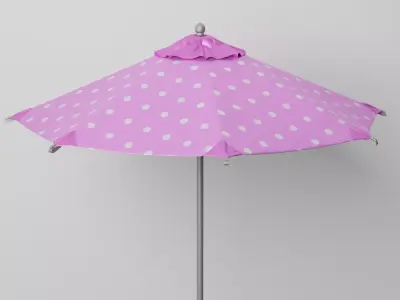 Umbrella Low-poly 3D model purchase