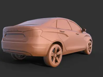 Lada Vesta 3D print model