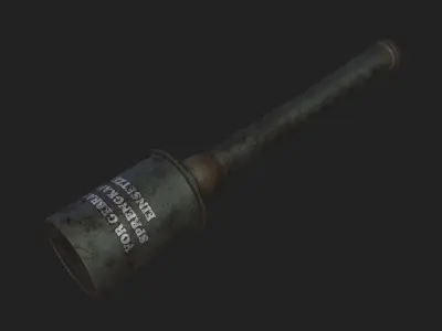 Grenade WWII Free 3D model