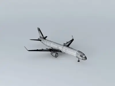 Icelandair Boeing 757 200W Hekla Aurora Free 3D model