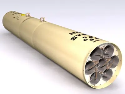 M260 Rocket Launcher 3D model