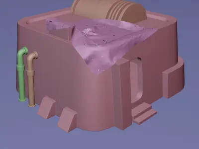 Tatooine building Free low-poly 3D model