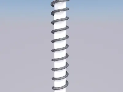 Helicopter Flying Magnet With Fidget Spinner 3D model