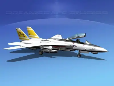 Grumman F-14D Tomcat T07a VF-32 3D model