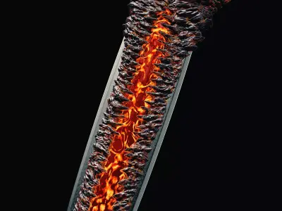 Devil may cry Dante sword Free 3D model