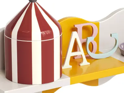 Kids Room Decoration by Bloomingville 3D model