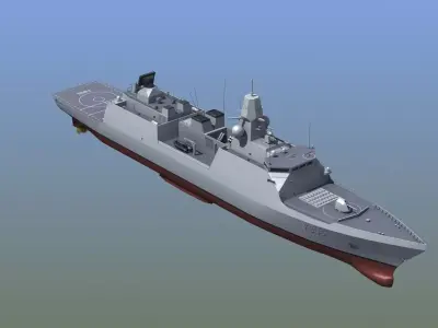 HNLMS Evertsen Frigate 3D model