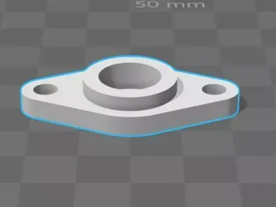 bearings holder D12dot7 B6 d5 3D print model