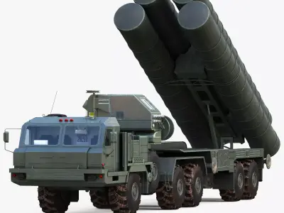 Air Defence Missile Launcher 3D model