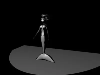Ariel Bold the Mermaid 3D model