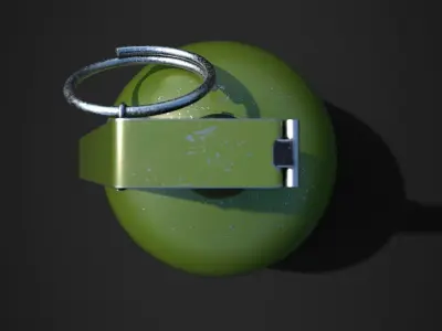 Hand Granade Free 3D model