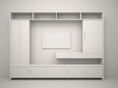 television rack Free 3D model