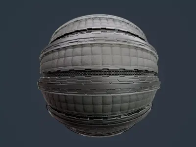 Sci-Fi Military Seamless PBR Texture 108 Texture
