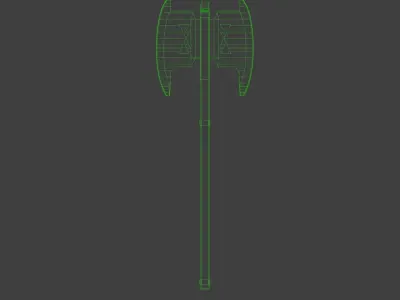 Gimli axe Free low-poly 3D model